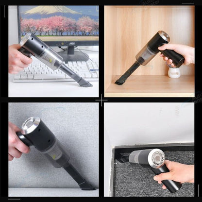 3-in-1 Wireless Portable Cleaning Tool: Vacuum, Duster, Blower