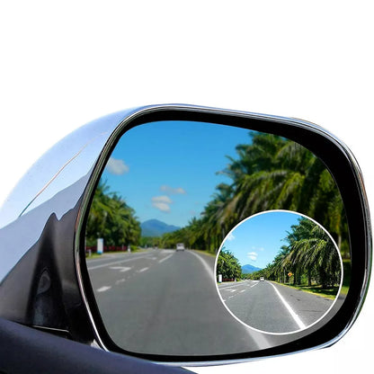 Car Round Blind Spot Side HD Glass Mirror 2 of Pack